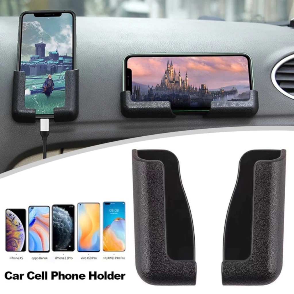 Multifunction Car Mobile Phone Holder Card Holder Dashboard Sticking ...
