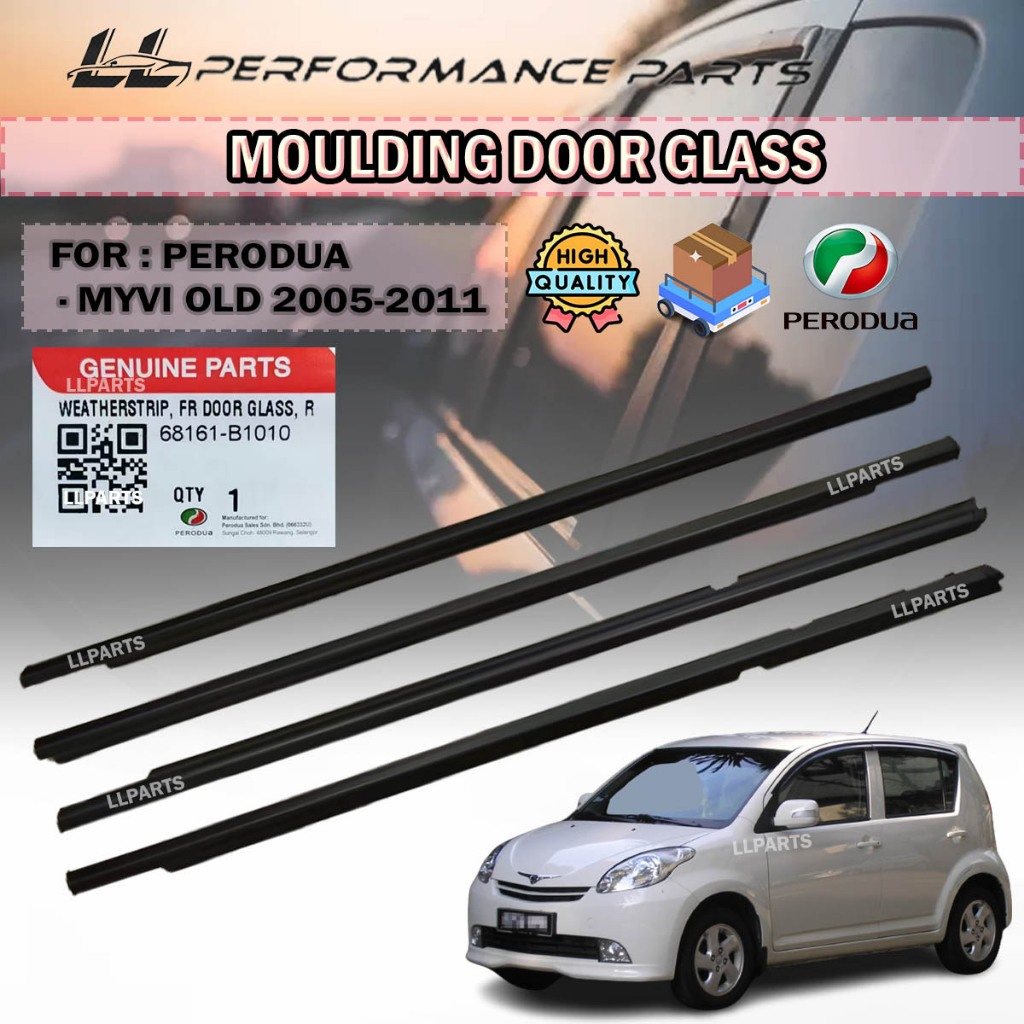 Original Perodua Myvi Old 2005-2011 Door Moulding Lining Rubber Outer ...