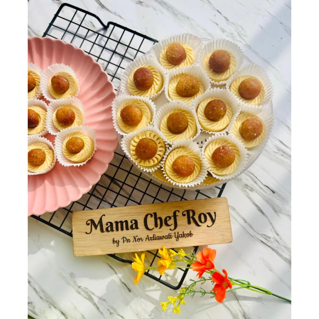 GLUTEN FREE TART MAWAR (Less Sweet Jem) Biskut Tart Tanpa Tepung Gandum ...