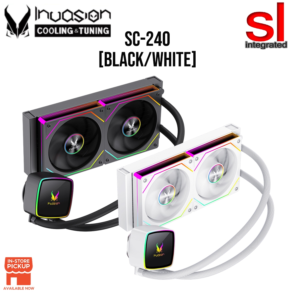 🔥11.11🔥 Invasion SC-240/SC-360 Liquid CPU Cooler (Black/White) | Shopee ...