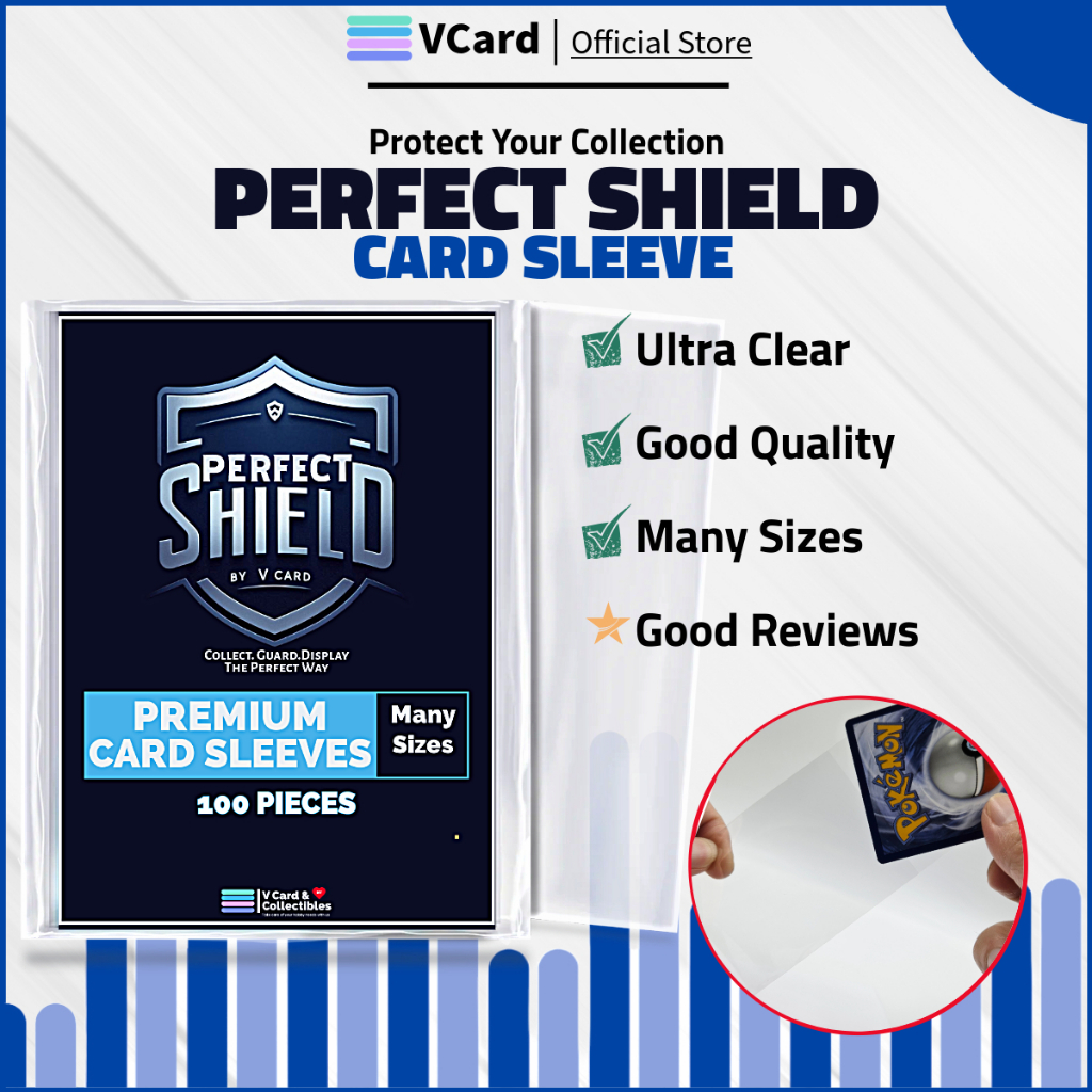 [VCARD] CARD SLEEVE 50pcs/100pcs. Many sizes available. 卡套 Ultrapro ...
