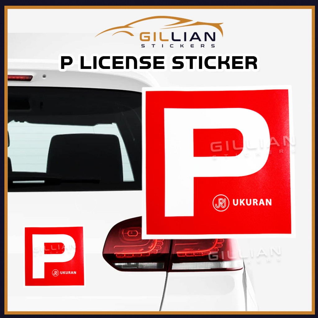 Car Driving P License Student Driver ,Universal Student Driver Decal ...