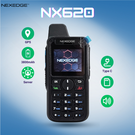 NEXEDGE NX620 SOLID 4G keypad LTE NETWORK WALKIE TALKIE 3600mAH Type C ...