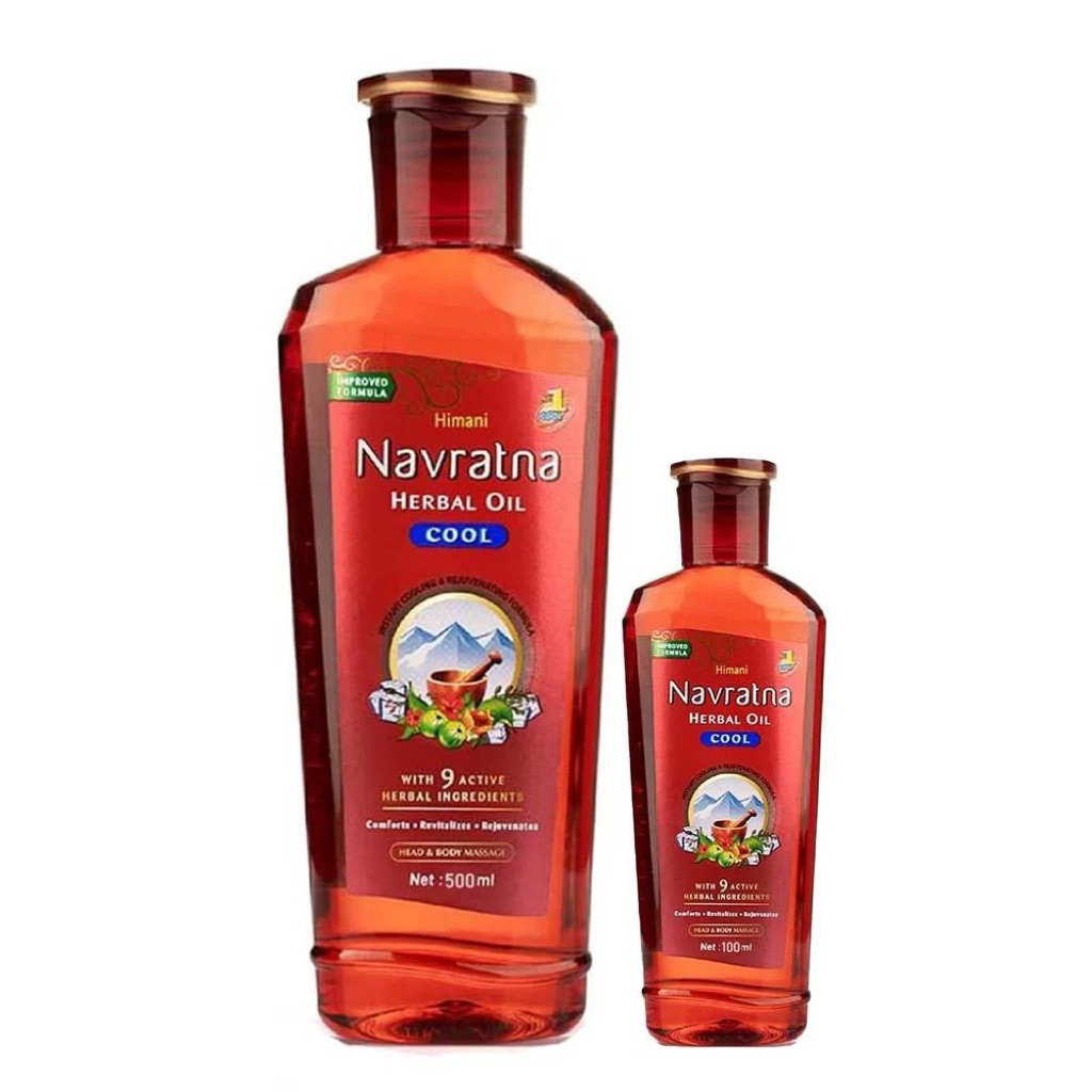 Original Navratna Herbal Oil 300ml | Shopee Malaysia