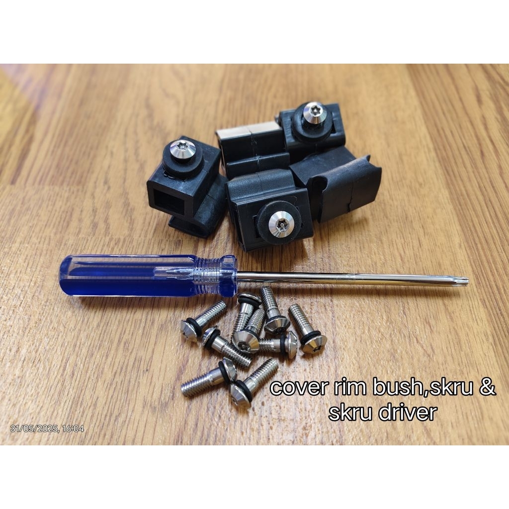 Cover rim bush, alan key skru & skru driver | Shopee Malaysia