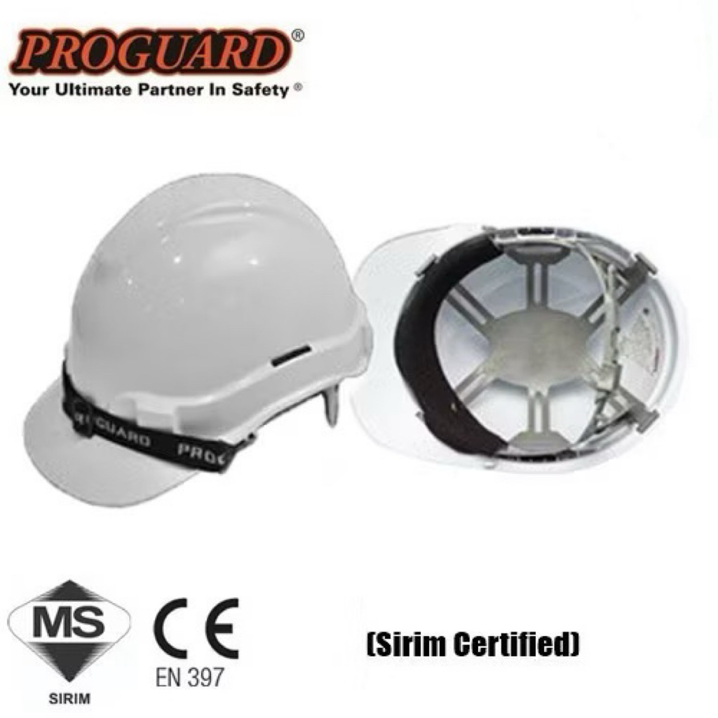 Topi Keledar Keselamatan PROGUARD Safety Helmet SIRIM Topi Kerja Worker ...