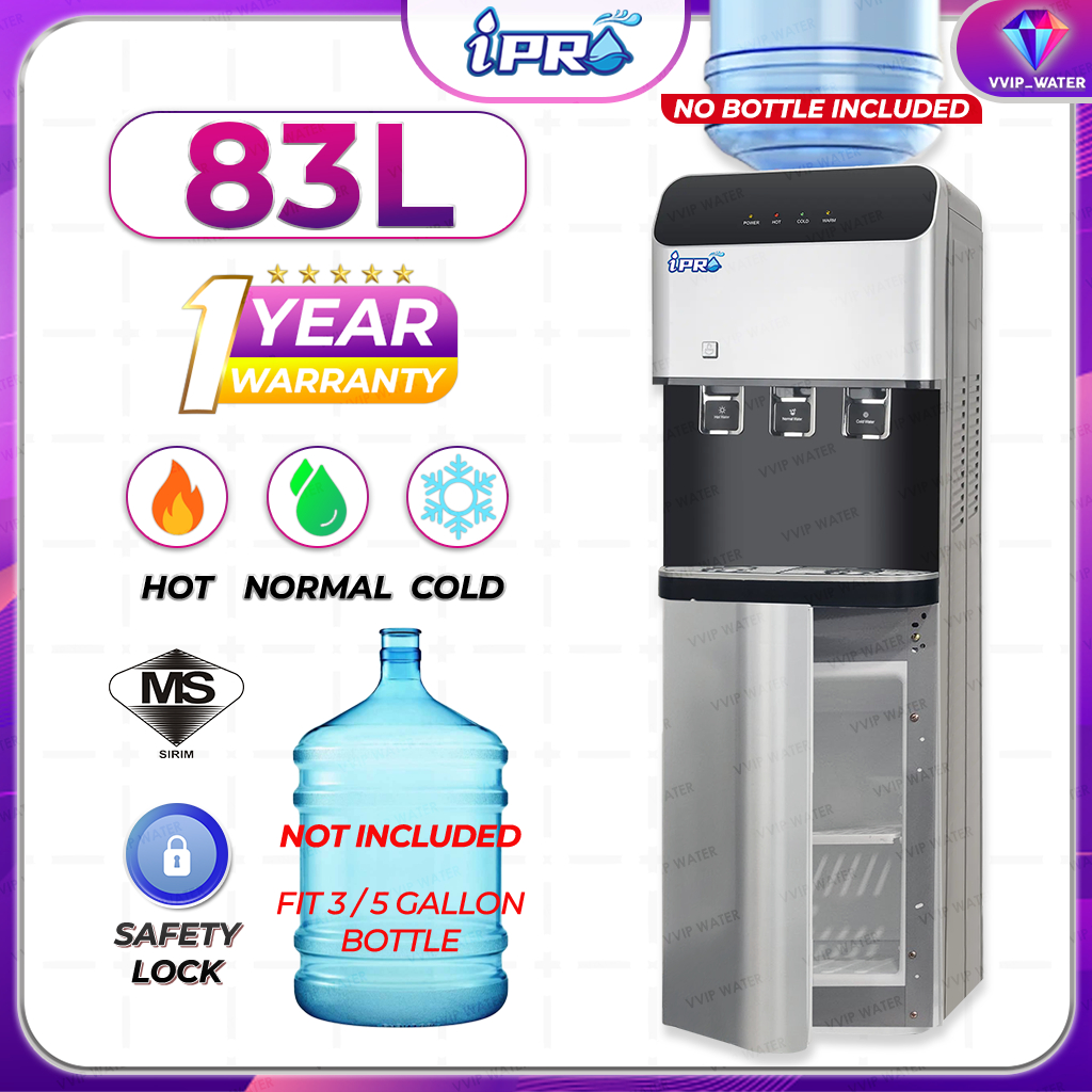 IPRO Hot & Warm & Cold Water Dispenser ( Bottlo Type ) Model: 83L ...