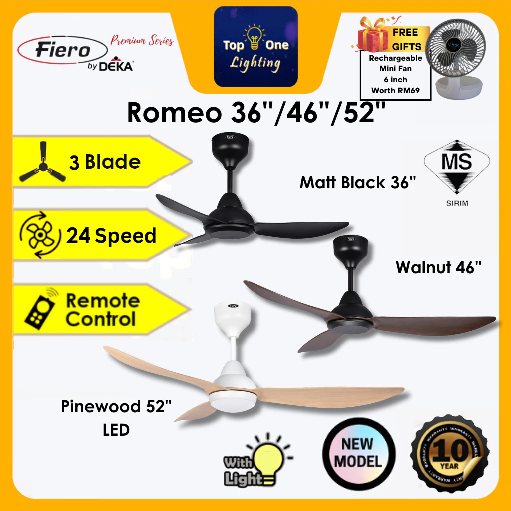 🔥NEW + FREE SHIPPING + GIFT🔥 DEKA FIERO - ROMEO 36/46/56 3 Blade 24 ...