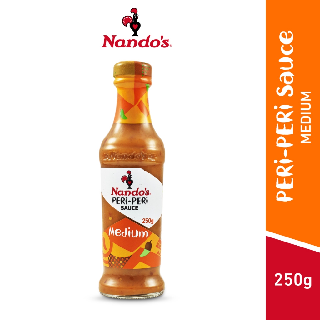Nando's Medium PERi-PERi Sauce (250g) [Halal] [Low Calorie] | Shopee ...