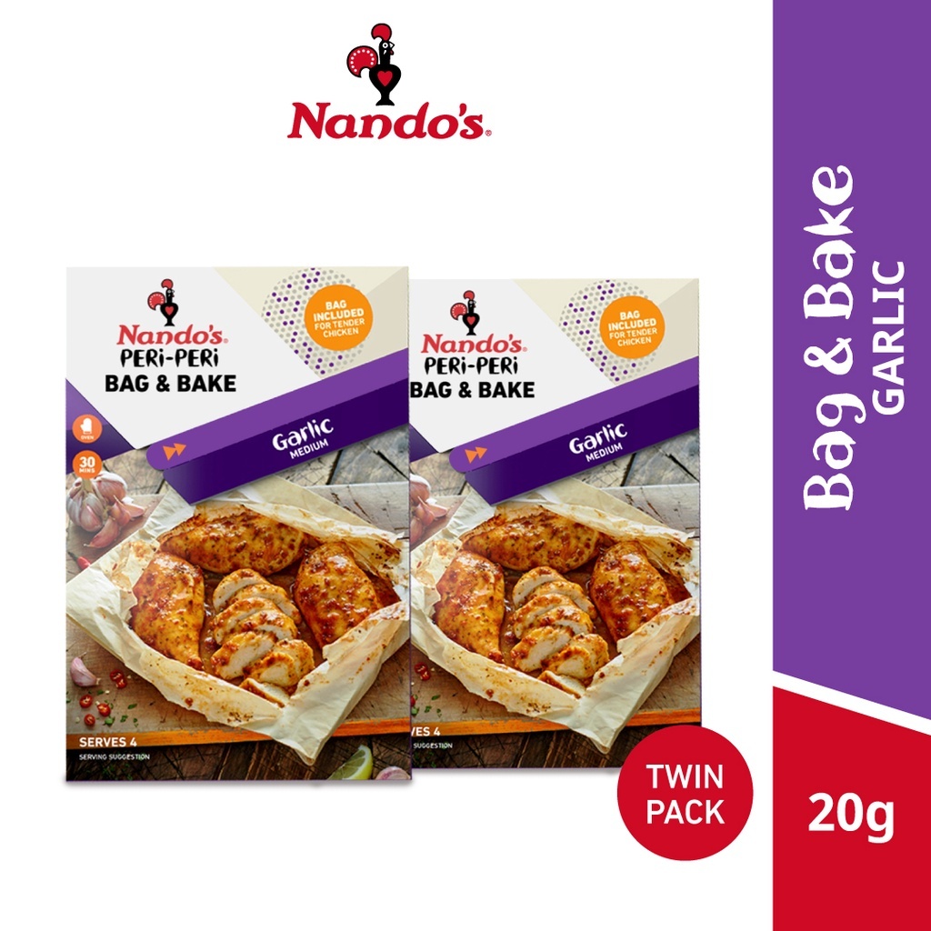 Nando's Garlic Bag & Bake (20g) [Twin Pack] | Shopee Malaysia