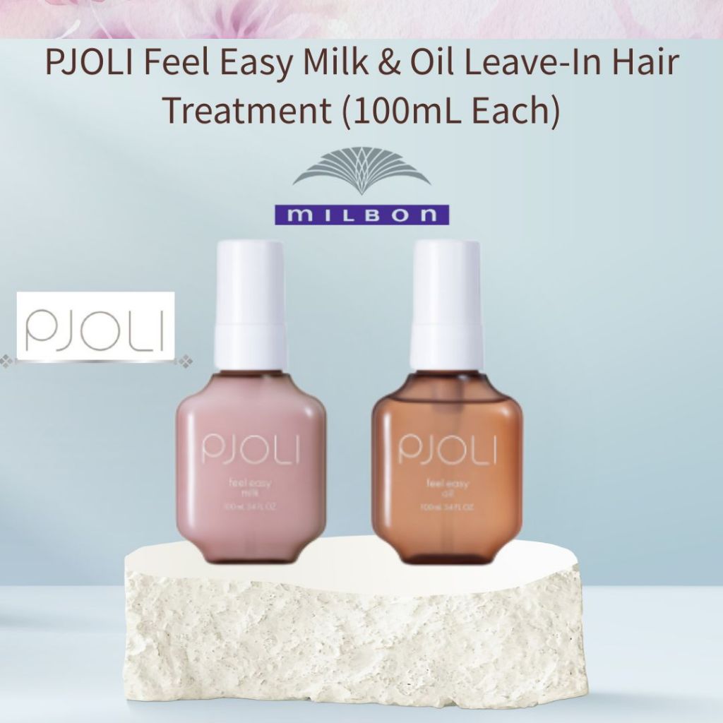 Pjoli Feel Easy Leave-In Hair Milk 100mL / Hair Oil 100mL From