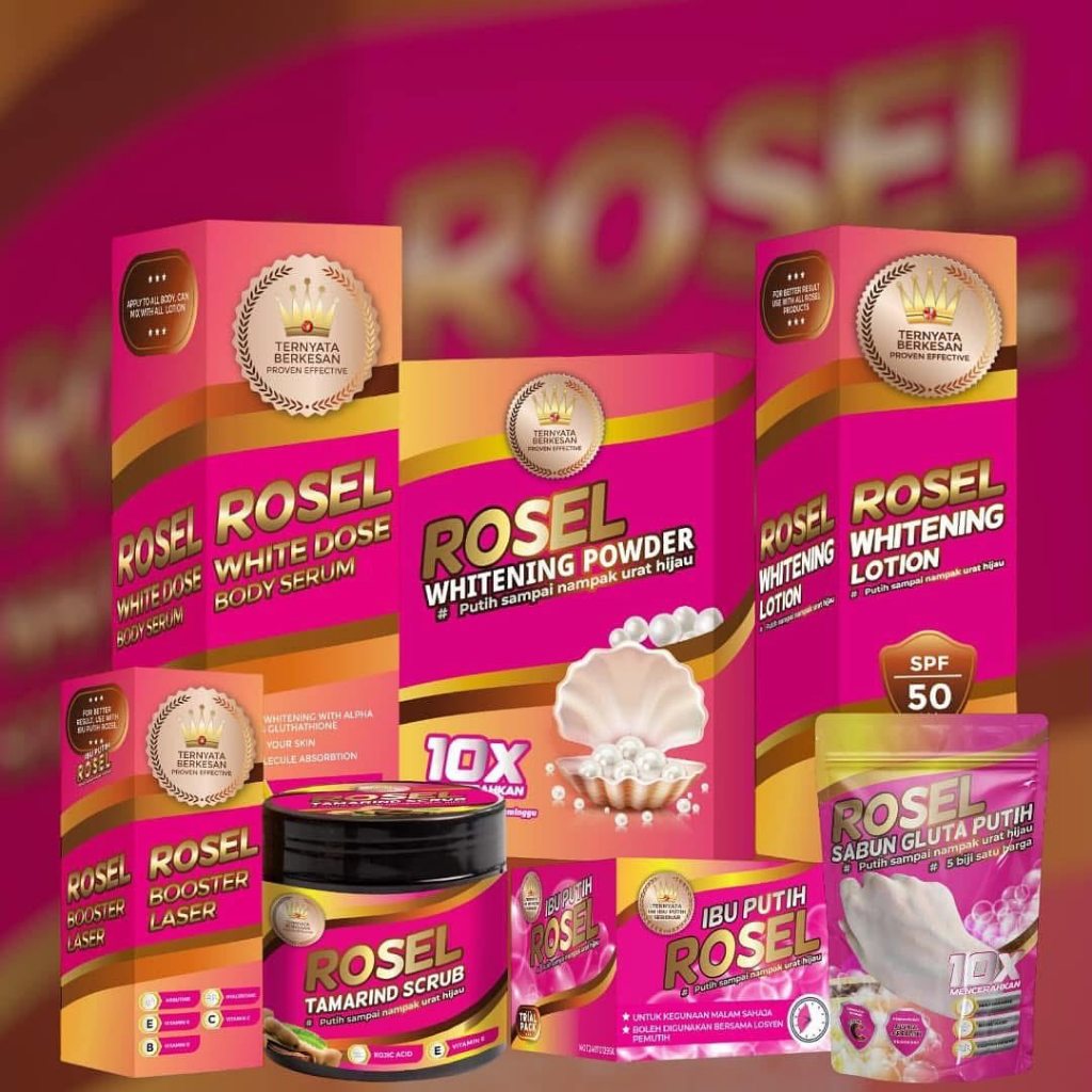 ROSEL SET PENJAGAAN KULIT PENCERAH | Shopee Malaysia