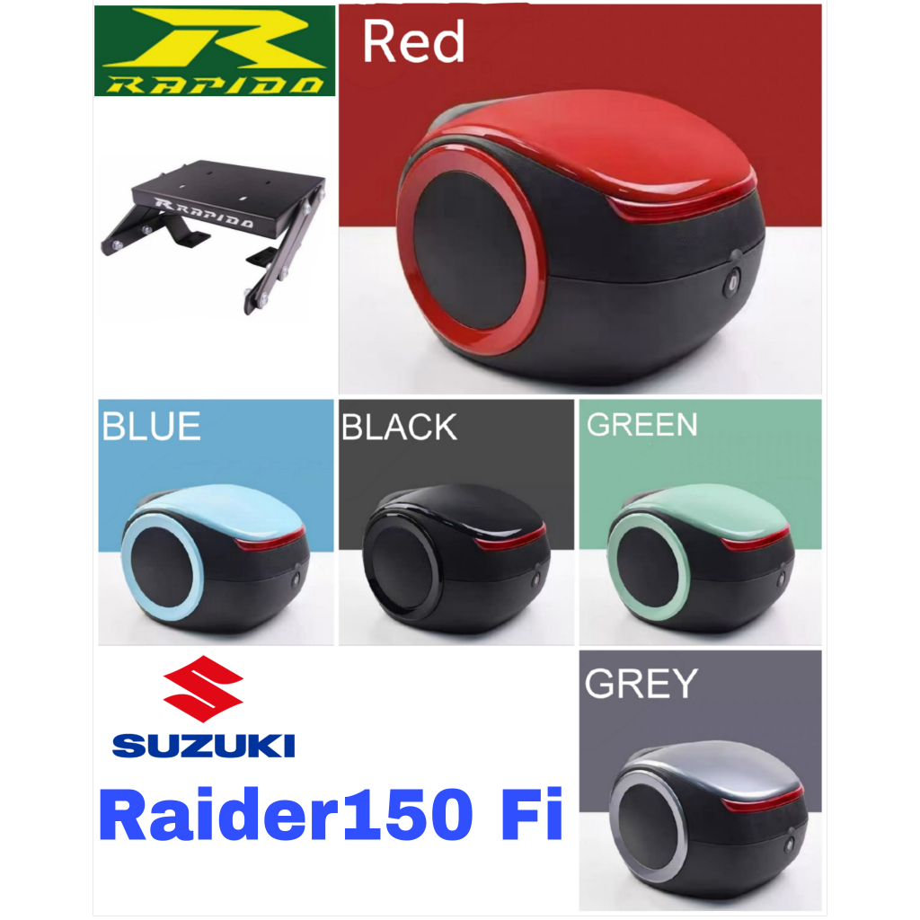 MONORACK ADJUSTABLE RAPIDO SUZUKI RAIDER 150 ALIEN TOP BOX 02 UNIVERSAL ...