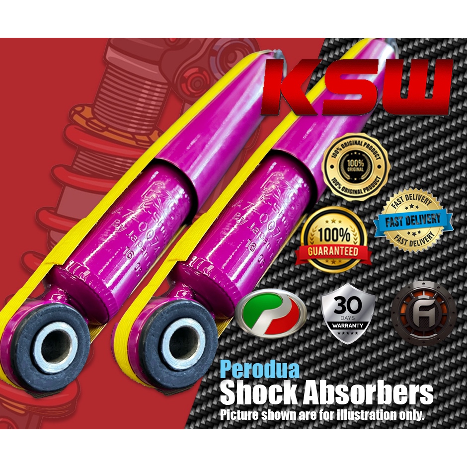 PERODUA | KSW REAR ABSORBER SET (2PCS) | 100% ORIGINAL | 30 DAYS ...