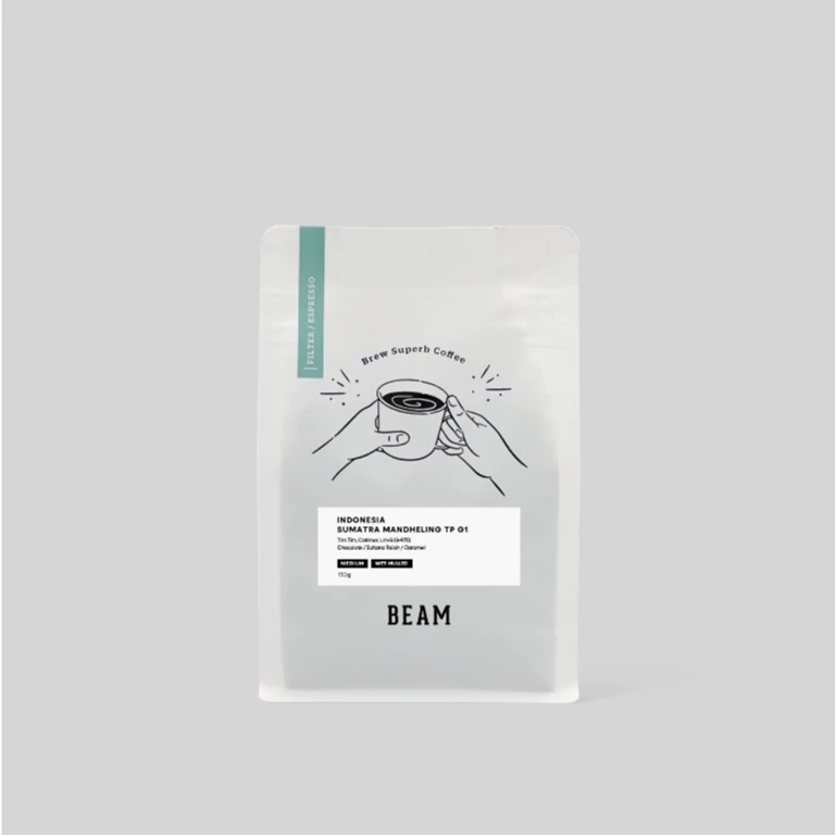 Beam Coffee Roastery Indonesia Sumatra Mandheling TP G1 Semi-Washed – specialty coffee beans Malaysia