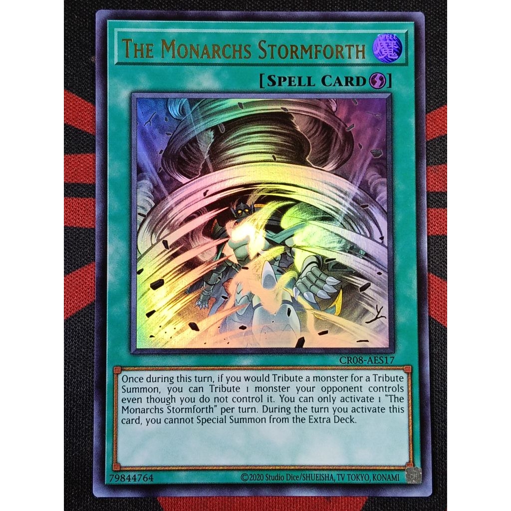 YUGIOH KONAMI CR08-AE061 The Monarchs Stormforth (UR) | Shopee Malaysia