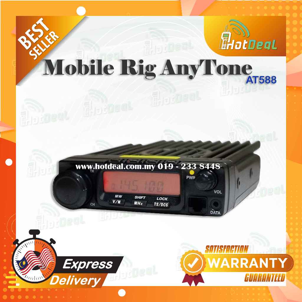 Mobile Rig Anytone AT588 60watt | Shopee Malaysia