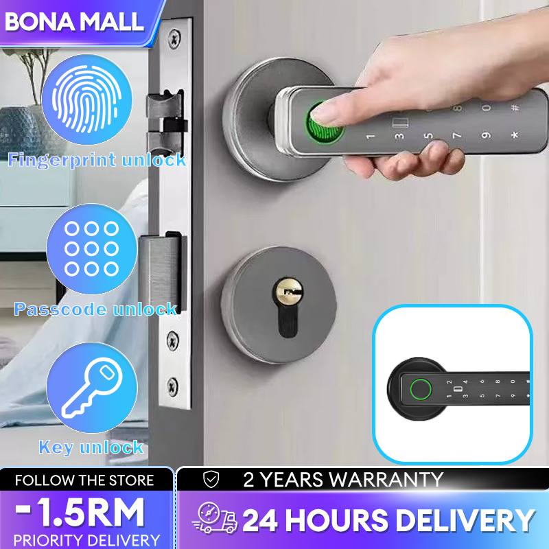 Fingerprint Door Smart Door Knob Main Door With Password Fingerprint ...
