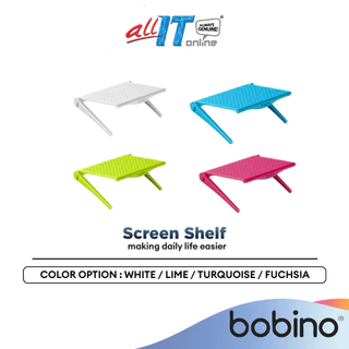 Bobino Screen Shelf | White/Lime/Turquoise/Fuchsia