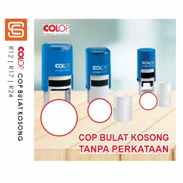 COP BULAT KOSONG ⭕ (COLOP R12 | R17 | R24) | Shopee Malaysia