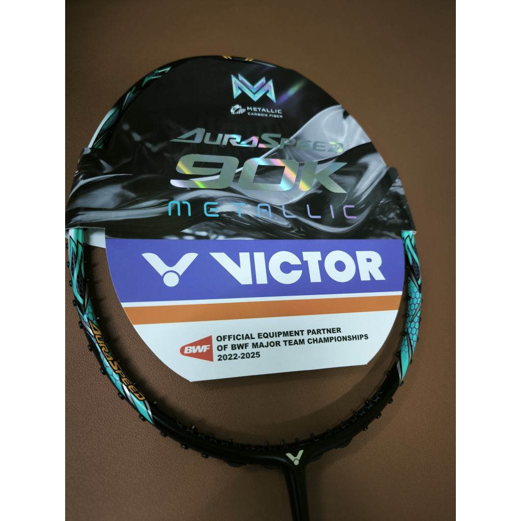 Victor Auraspeed 90K Metallic [Pale Turquoise]  - Unstrung