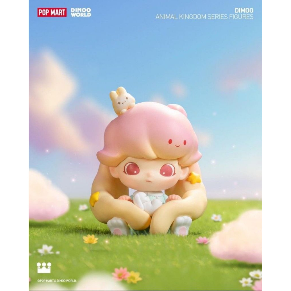 Sleeping Bunny - DIMOO Animal Kingdom Series Figures by POP MART（opened ...