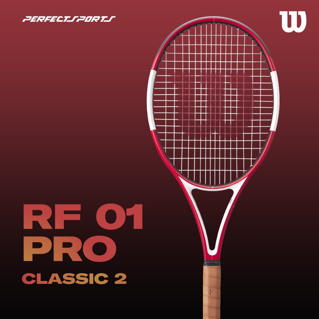 Raquette De Tennis Wilson RF 01 Pro - 320g, Grip G2, Tête 632 Cm² - Neuf Sans Cordes