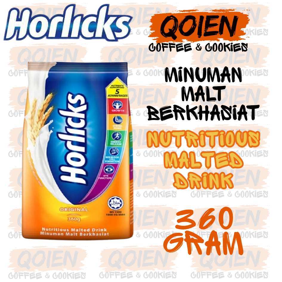 HORLICKS 360 gram / NUTRITIOUS MALT INSTANT DRINK / MINUMAN MALT ...