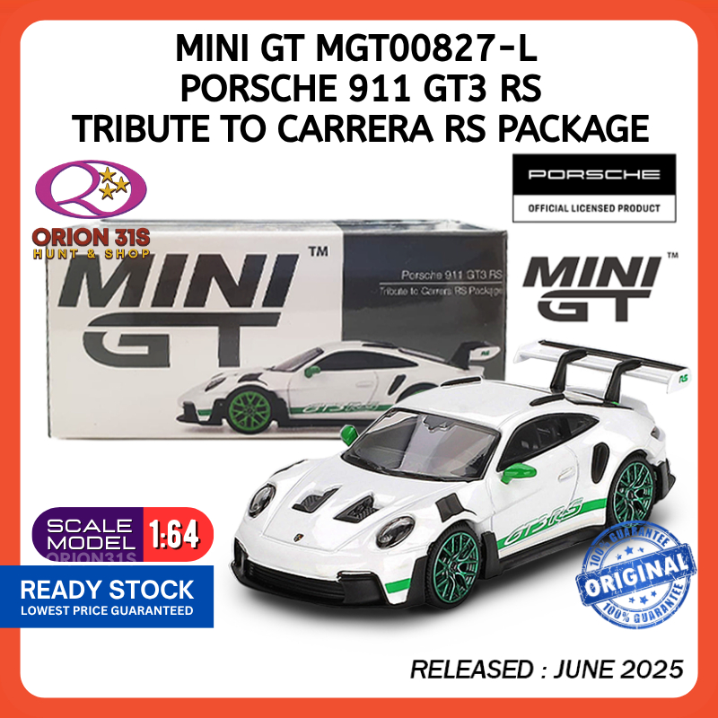 Mini GT 827 Porsche 911 GT3 RS Tribute to Carrera RS Package LHD ...