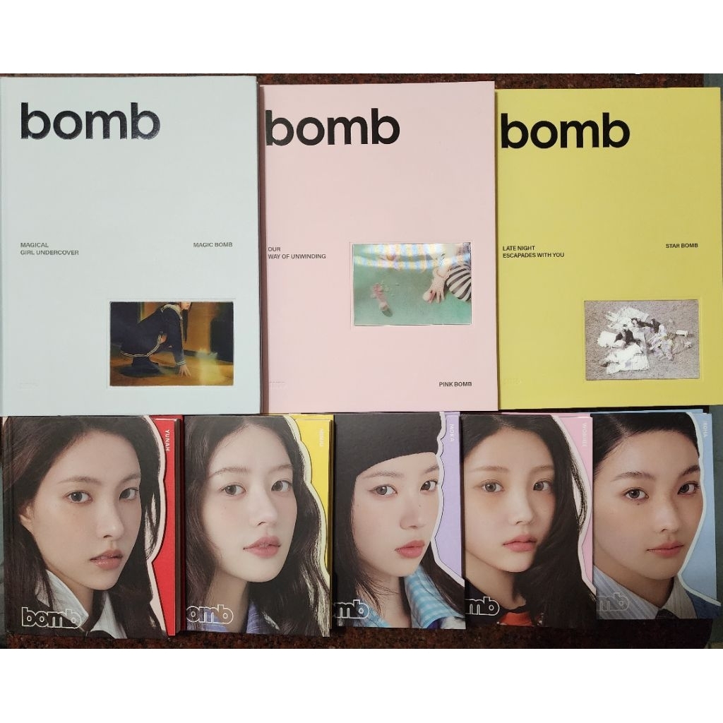 (Unsealed & POB ) ILLIT Bomb Standard Photobook Magic Pink Bomb Star ...