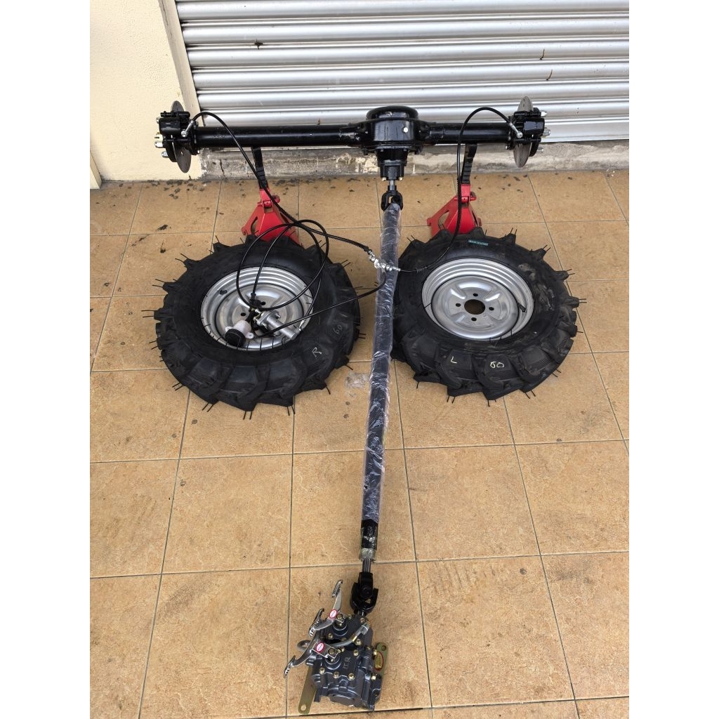 Combo Set Rear Axle ZA roda Tiga longshaft +single/double gearbox 17MM ...