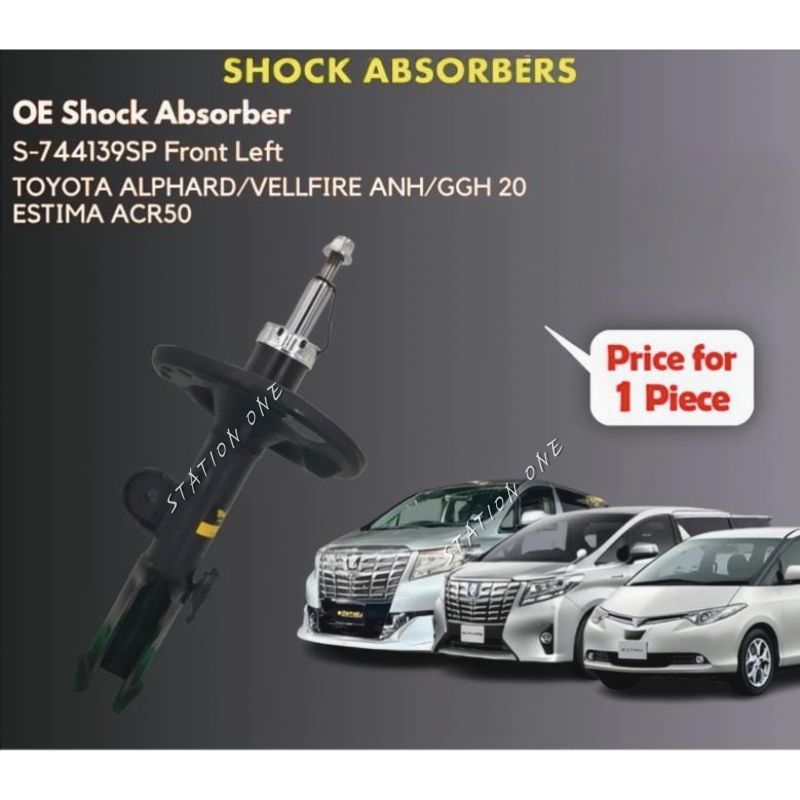 Toyota Alphard / Vellfire ANH20 GGH20 / Estima ACR50 (2008-2015) Front ...