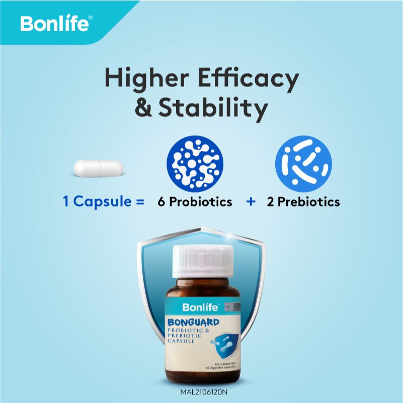 Bonlife Bonguard Probiotic & Prebiotic 60's (Exp: December 2026 ...