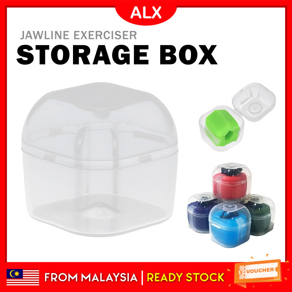 ALX Facial Jawline Trainer Storage Box Transparent Visible Storage Case ...