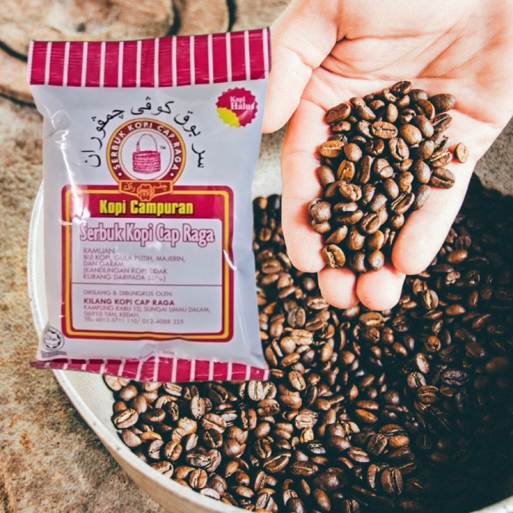 Serbuk Kopi Campuran Cap Raga Kedah 50g | Shopee Malaysia