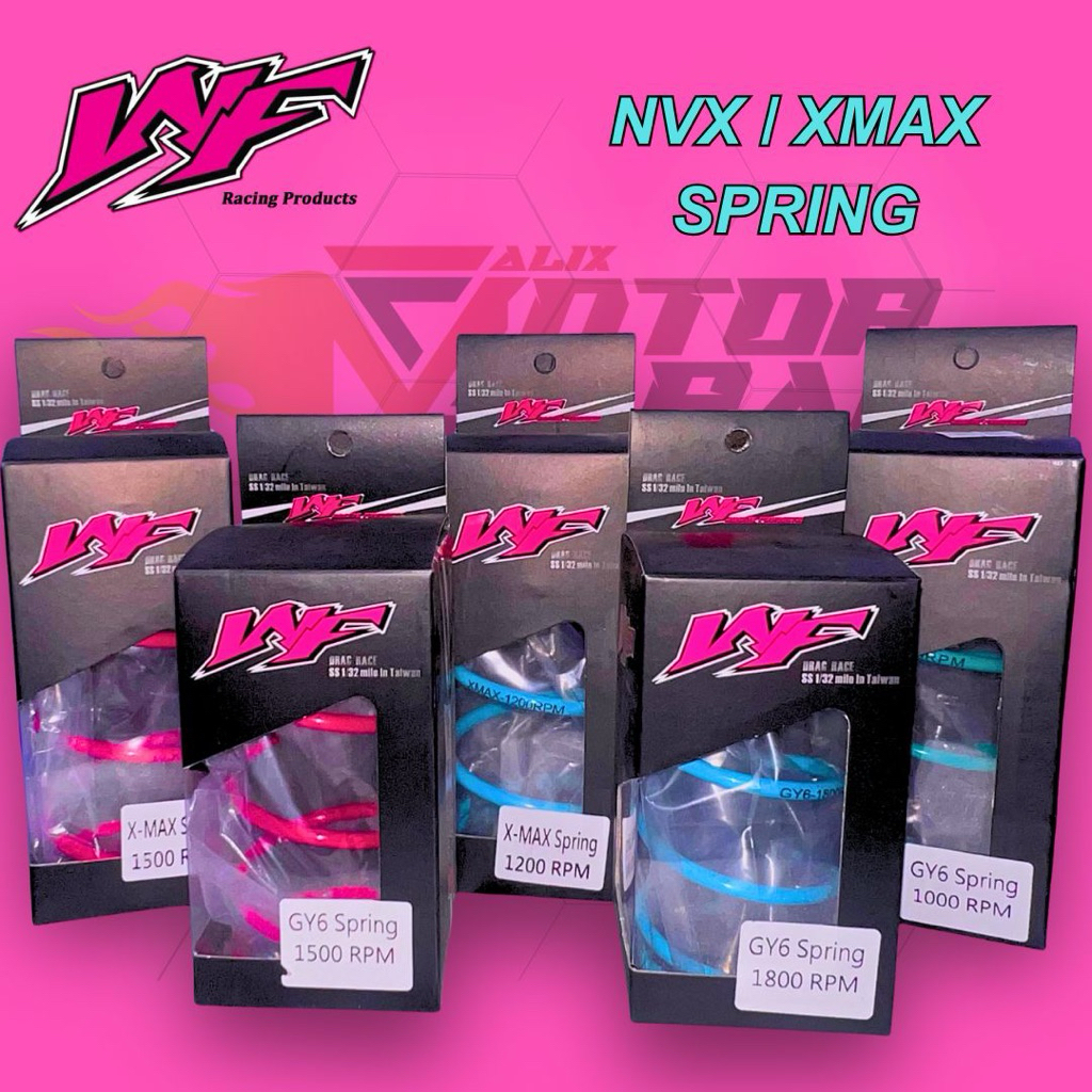 🔥🎇WF RACING NVX155 V1/V2 XMAX SPRING 1000RPM / 1200RPM / 1500RPM /1800 ...