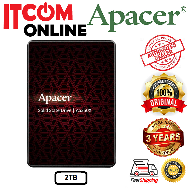 APACER AS350X 2TB SATA INTERNAL SSD (AP2TBAS350XR-1) | Shopee Malaysia
