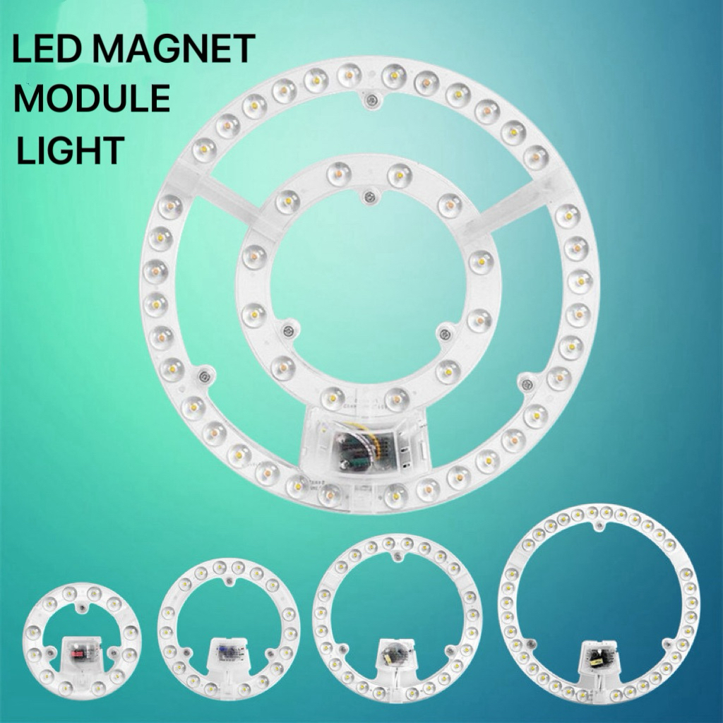 72W 48W 36W 24W COB LED Magnet Light Module Circular Tube Replacement ...
