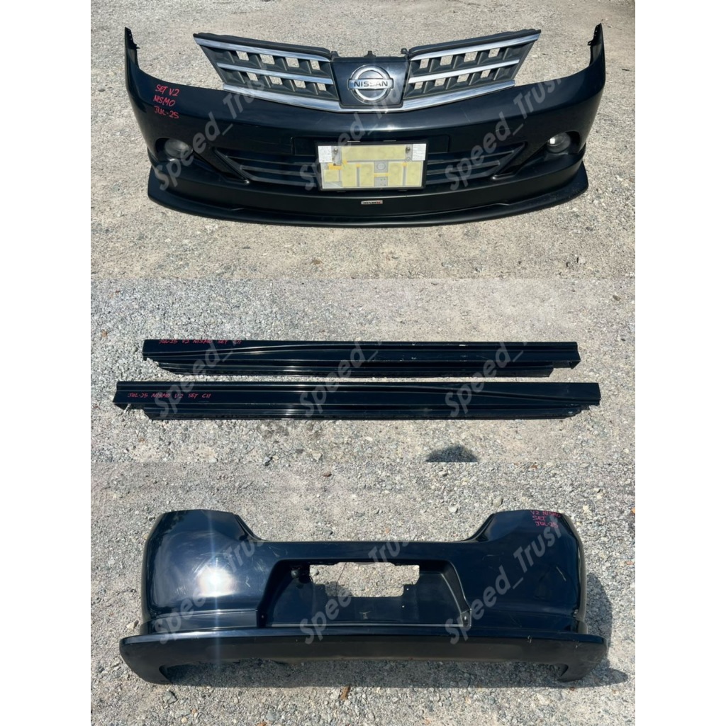 JDM ORI Used Bodykit NISMO V2 Front Rear Bumper Spotlight Side Skirt ...