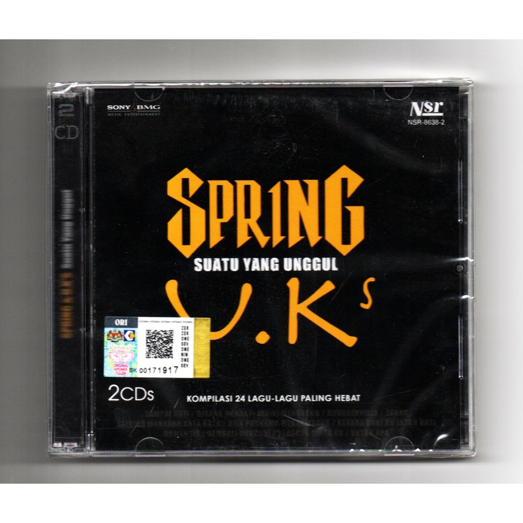 SPRING & UKAY'S ( UK'S ) - Suatu Yang Unggul ( 2 CD ) | Shopee Malaysia