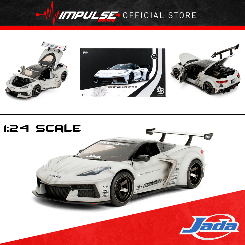 Jada Toys 1:24 The Liberty Walk Chevrolet Corvette C8 (NEXT LEVEL
