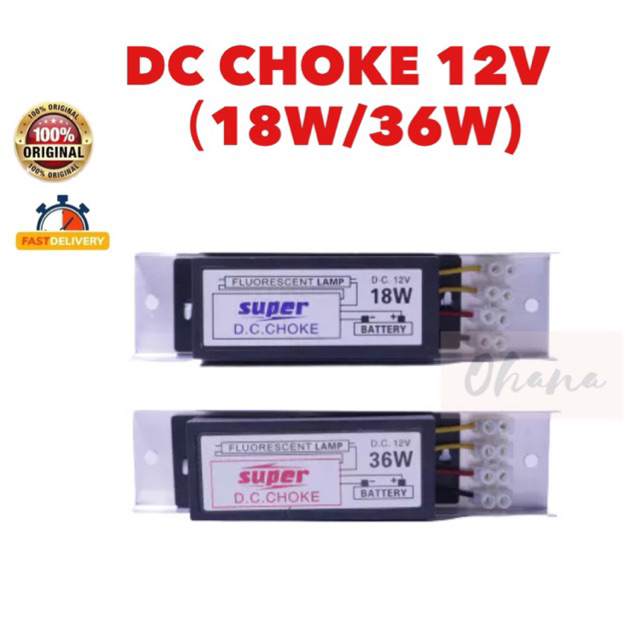 SUPER DC12V 18W/36W DC ELECTRONIC CHOKE BALLAST FOR FLUORESCENT TUBE ...