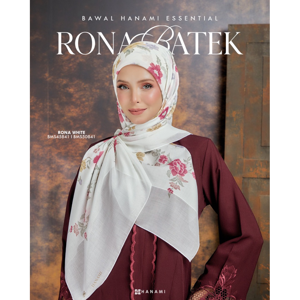 HANAMI HIJAB| BAWAL HANAMI HIJAB| BAWAL COTTON VOILE| BAWAL WANGI AWNING ON  POINT| HIJABS BY HANAMI | Shopee Malaysia