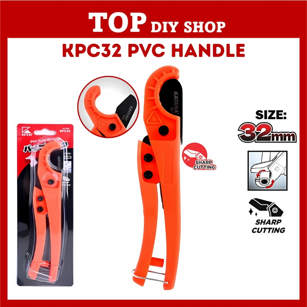KATANA KPC32 32MM PVC PIPE CUTTER | Shopee Malaysia