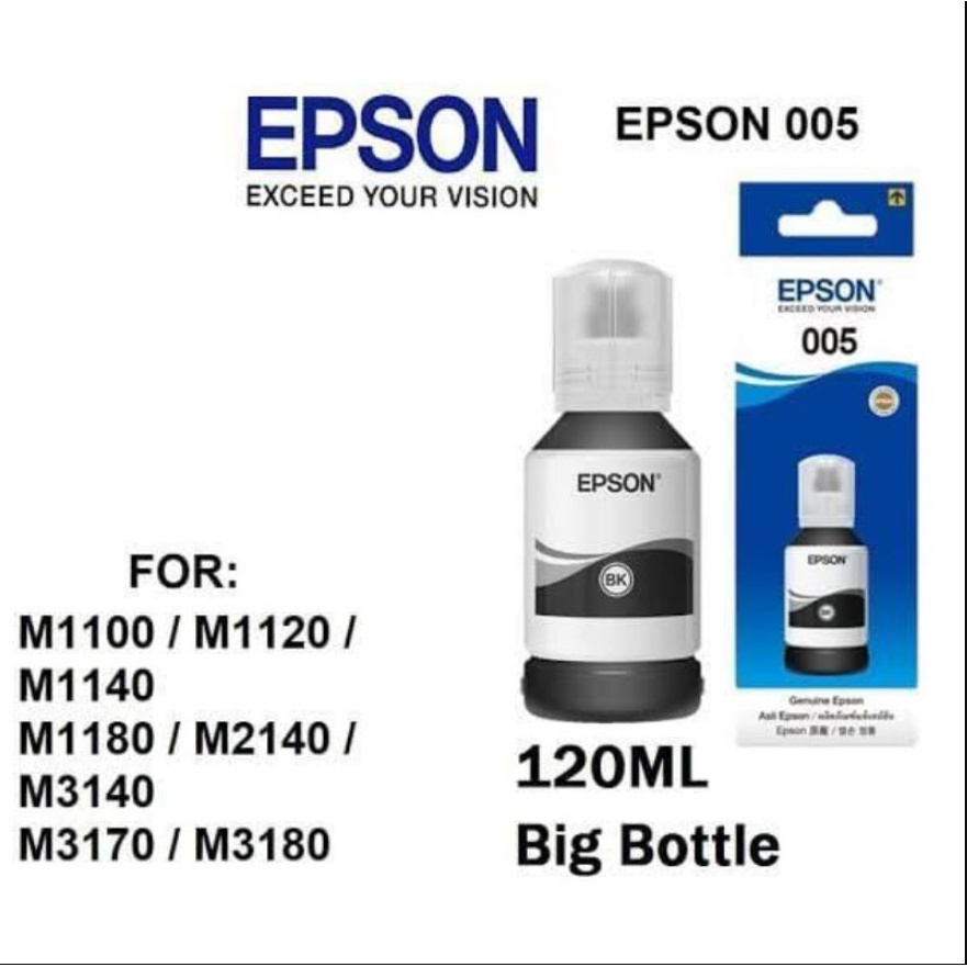 Epson 005 Ink Cartridge Black for Printer M1100 M1120 M1140 M1170 M1180 ...