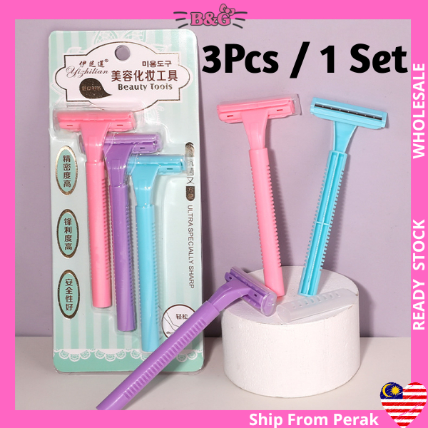3pcs/1Set Shaving Knife Armpit Hair Shaver Razor Hand Foot Hair Ladies ...