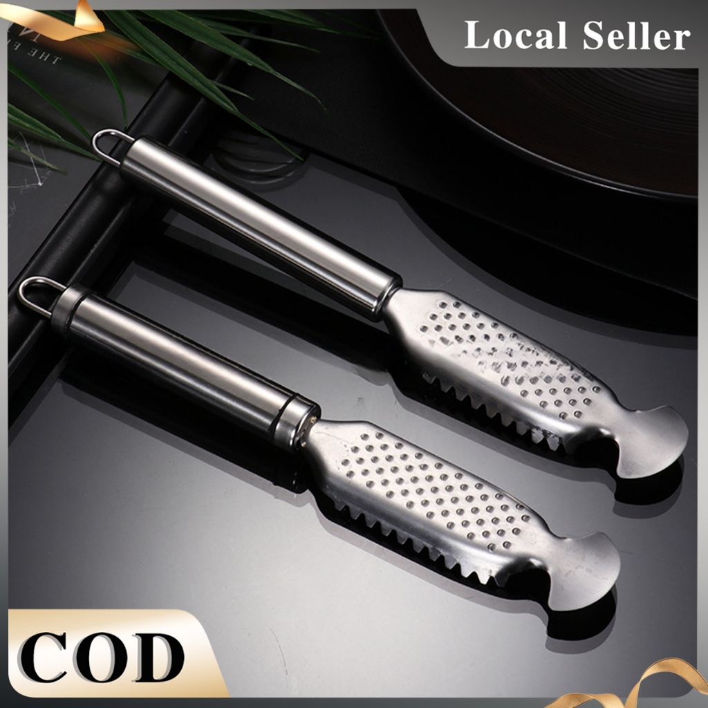 1pcs Stainless Steel Fish Scale Remover Killing Tool Fish Scale Fish ...