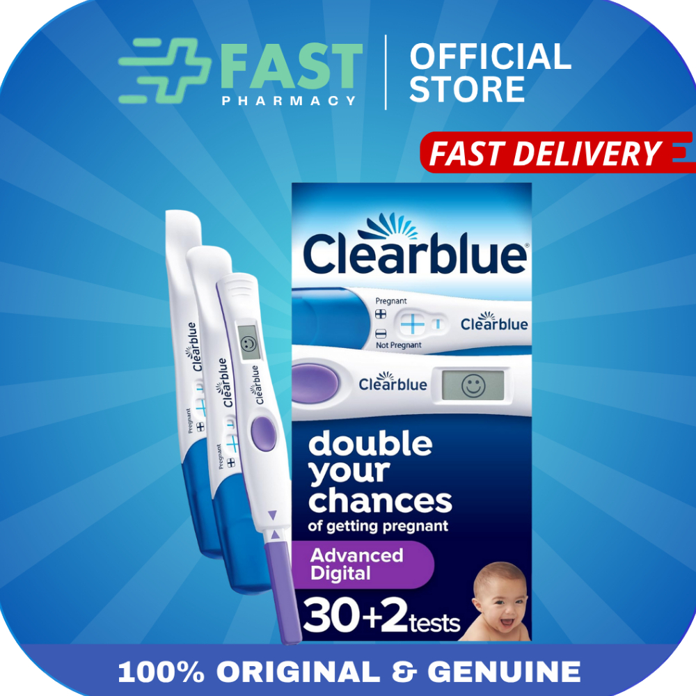 Clearblue Advanced Digital Ovulation Test Kit 30 Ovulation Tests + 2 ...