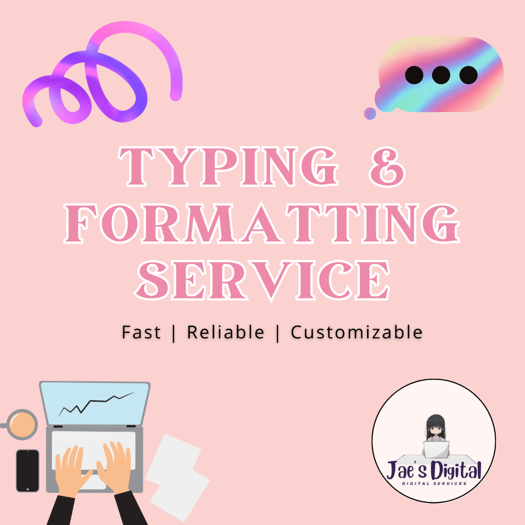 TYPING & FORMATTING SERVICE | Shopee Malaysia