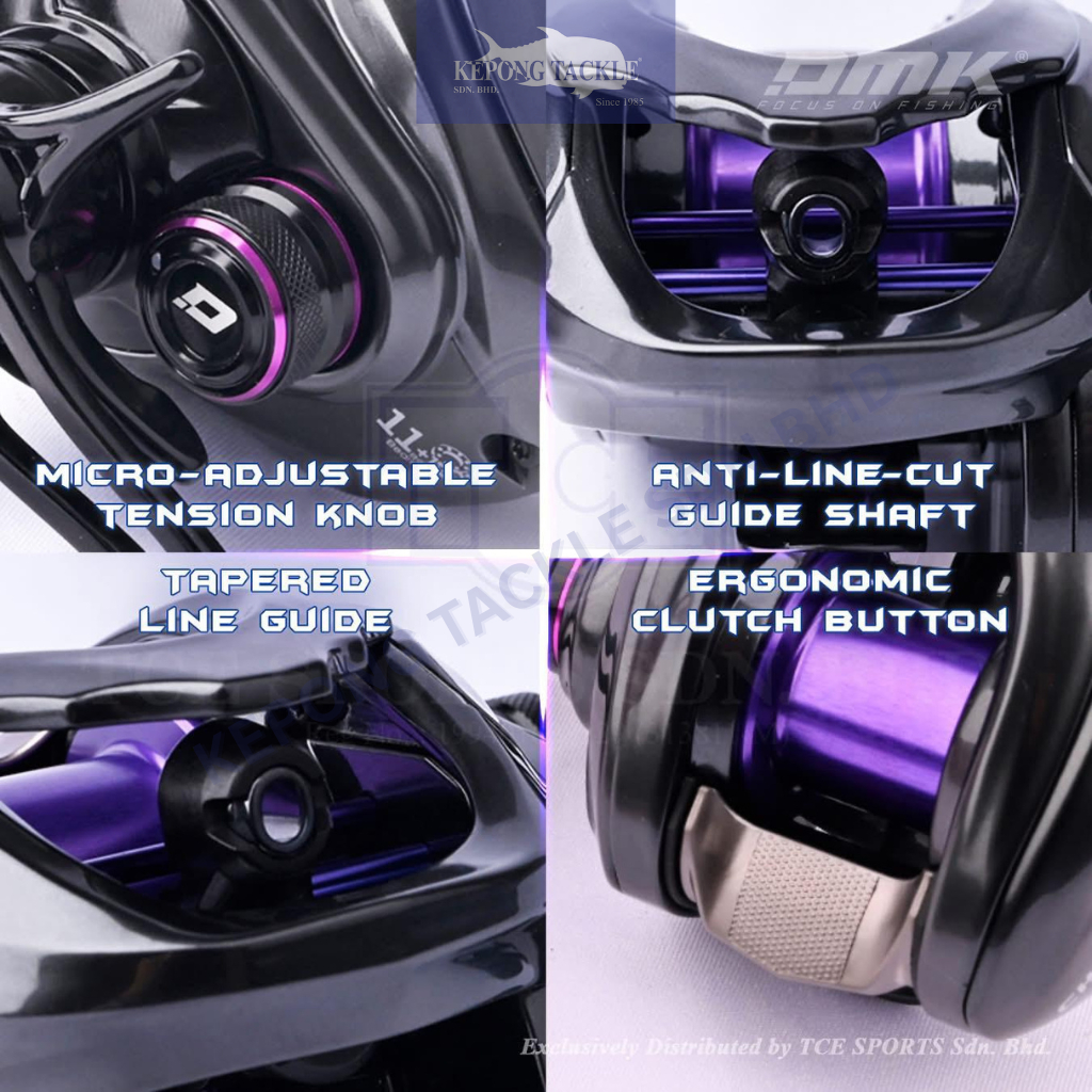 DMK CHEETAH PLUS EXB 601HG & EXB 601XG Baitcasting Fishing Reel BC
